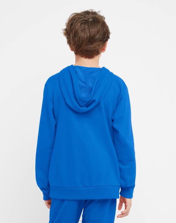 Championvelik otroški pulover s kapuco v francoskem frotirju za fante s kapuco klasični scenarij & c 2B841825 bozetto modra