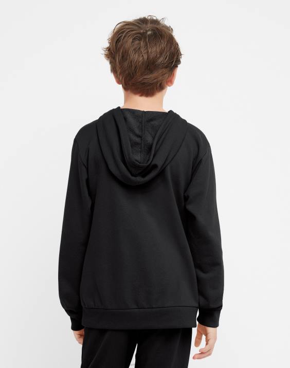 Championvelik otroški pulover s kapuco v francoskem frotirju za fante s kapuco klasični scenarij & c 2B841826 Črna