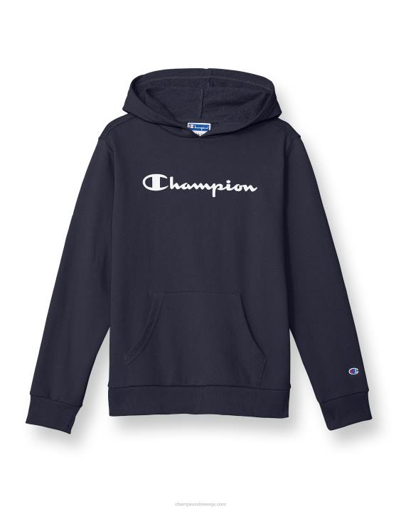 Championvelika otroška jopica iz francoskega frotirja klasičen scenarij 2B841835 mornarica