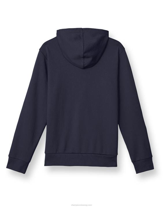 Championvelika otroška jopica iz francoskega frotirja klasičen scenarij 2B841835 mornarica