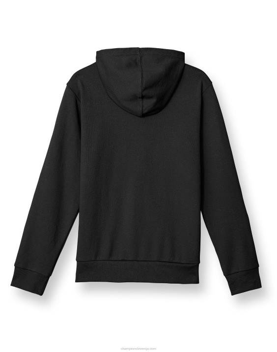 Championvelika otroška jopica iz francoskega frotirja klasičen scenarij 2B841836 Črna