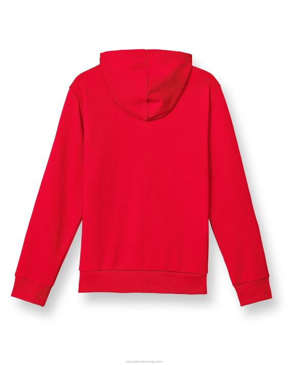 Championvelika otroška jopica iz francoskega frotirja klasičen scenarij 2B841837 škrlat