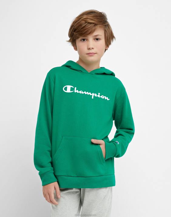 Championvelika otroška jopica iz francoskega frotirja klasičen scenarij 2B841840 kelly zelena