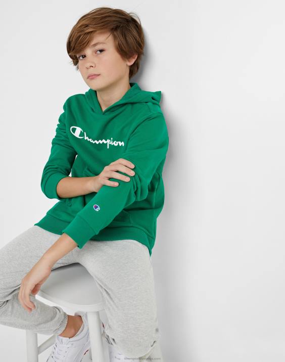 Championvelika otroška jopica iz francoskega frotirja klasičen scenarij 2B841840 kelly zelena