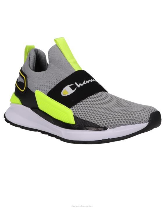 Champion moški čevlji flexer wiz 2B84927 ogljikovo siva/črna/neon