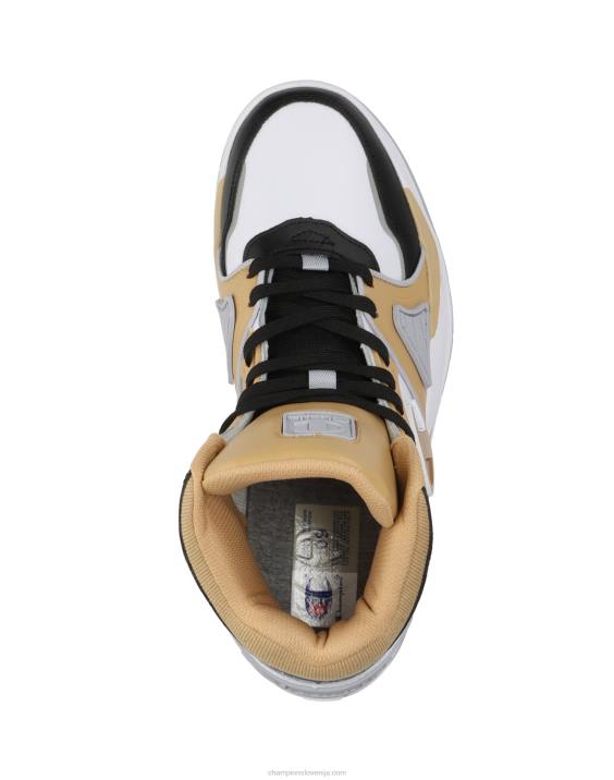 Champion moški rezone drill hi čevlji 2B84918 belo/črno/rjavo