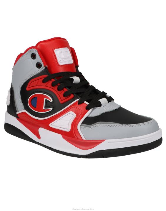 Champion moški rezone drill hi čevlji 2B84919 siva/črna/škrlatna