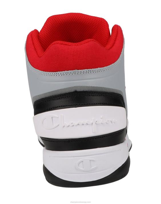 Champion moški rezone drill hi čevlji 2B84919 siva/črna/škrlatna