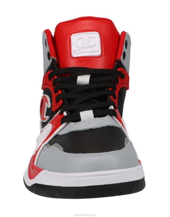 Champion moški rezone drill hi čevlji 2B84919 siva/črna/škrlatna