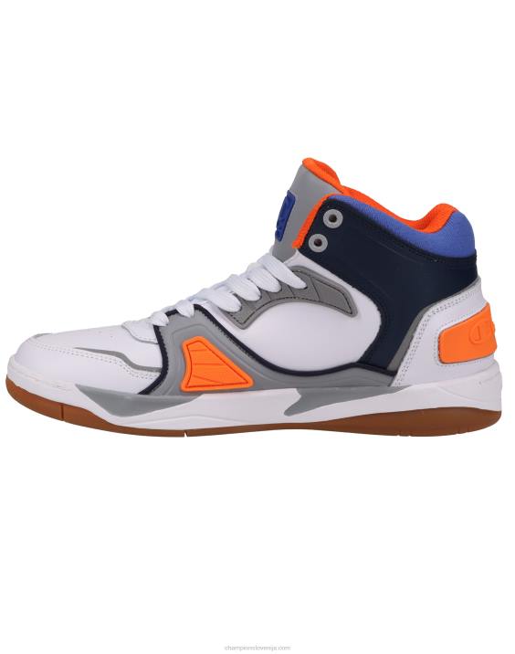 Champion moški rezone drill hi čevlji 2B84920 bela/siva/mornarsko modra