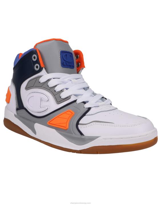 Champion moški rezone drill hi čevlji 2B84920 bela/siva/mornarsko modra