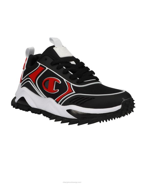 Champion9318 extreme lr veliki otroški čevlji 2B841933 črna/škrlatna/bela